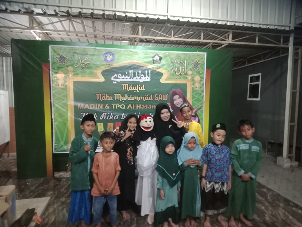 Sholawat dan Dongeng Meriahkan Peringatan Maulid Nabi di Madin dan TPQ Al Hasan 1 IMG 20231004 WA0041