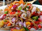 Ikan teri sambal matah