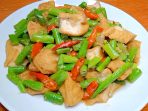 buncis dan tahu