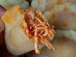 cireng isi ayam suwir pedas