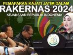 paparan kajati Mia Amiati jatim dalam rakernas kejaksaan