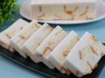 puding santan roti tawar