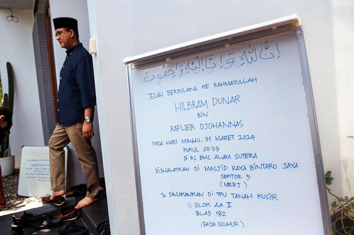 Hilbram Dunar Berpulang, Anies Turut Melayat, Unggahan Terakhir Bikin Merinding 1 ANIES TAKZIYAH