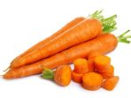Wortel Premium Photo Fresh carrots vegatables isolated on white