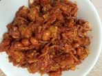 Tempe teri kacang dan telur balado SAMBAL OREK TEMPE KERING PEDAS MANIS
