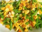 tumis buncis telur