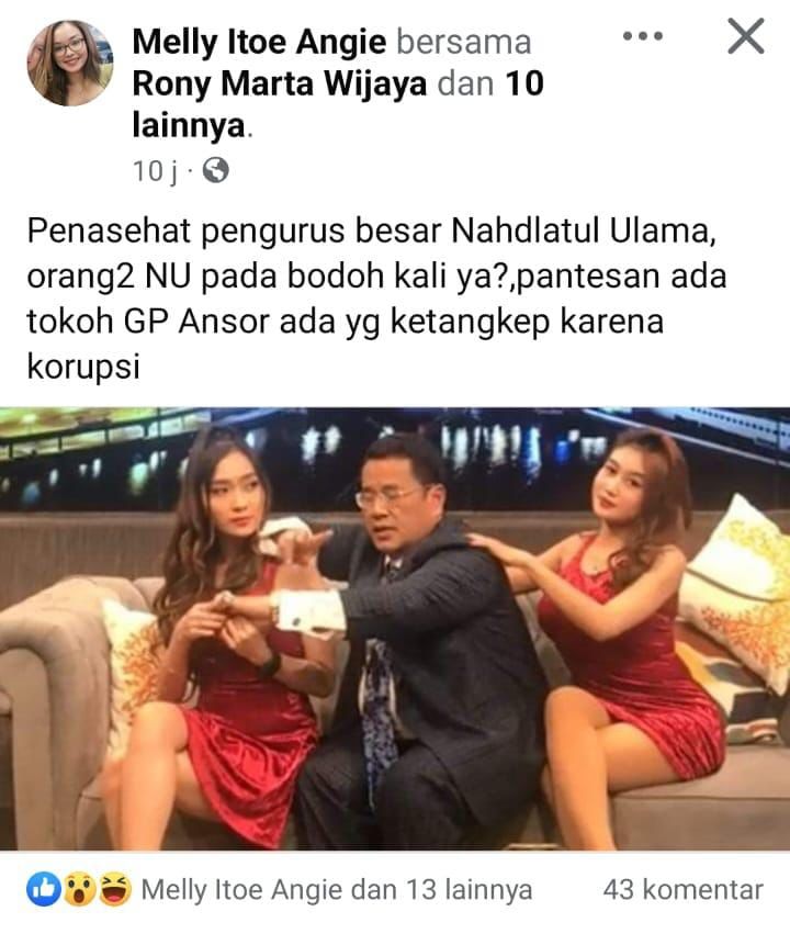 Dianggap Hina NU, LBH Ansor Jember Laporkan Pemilik Akun Facebook MIA ke Polisi 1 f7c84945 be3e 4c52 8bbb 3e48fe65e167