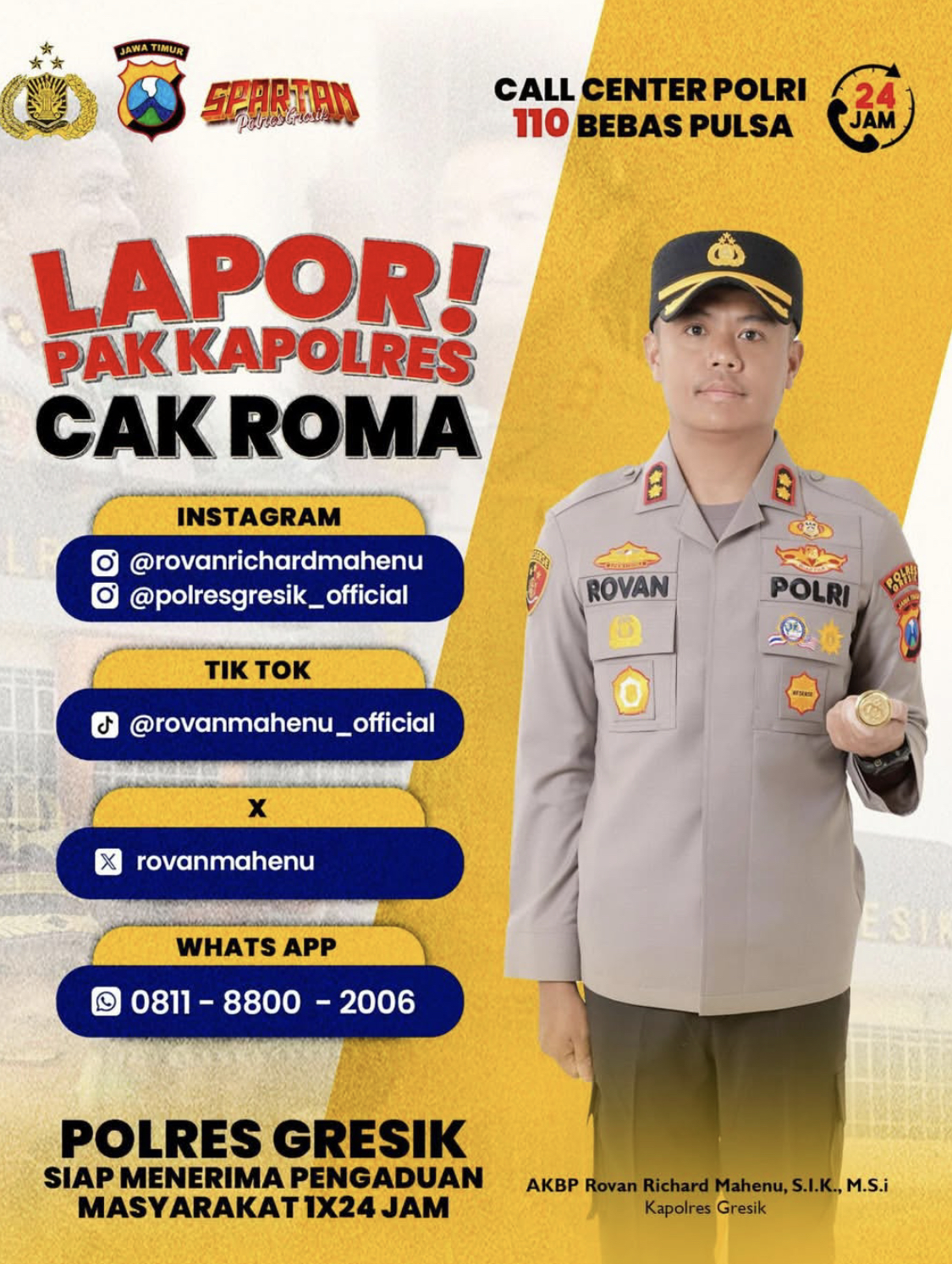 Respon Aduan di Medsos, Kapolres Gresik Bakal Hadirkan Layanan SIM di Pulau Bawean 1 IMG 9341