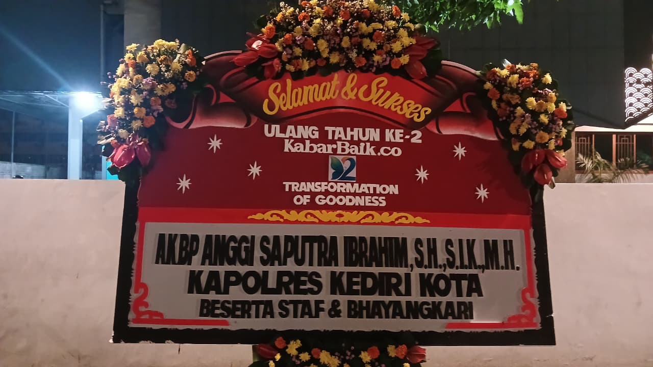 BUNGA KAPOLRES KEDIRI KOTA