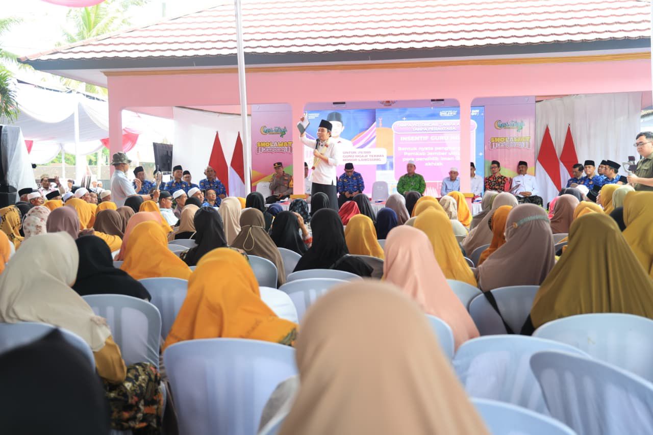 Kegiatan safari ramadan di Kecamatan Ledokombo. (Ist)