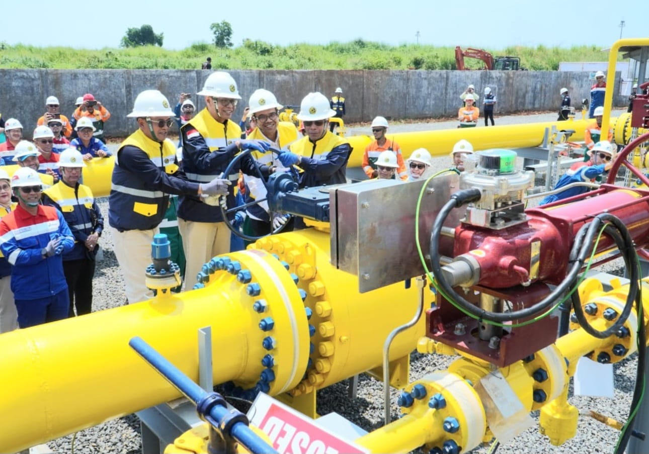 proyek pipa transmisi gas bumi Cirebon–Semarang (Cisem) Tahap II di Kawasan Industri Terpadu Batang (KITB)
