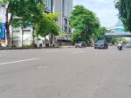 Kondisi jalan protokol Surabaya