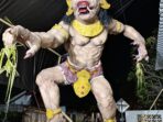Salah satu ogoh-ogoh yang siap mengikuti pawai Rabu (18/3) besok.