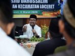 Wakil Bupati Nganjuk Trihandy Cahyo Saputro saat Safari Ramadan di Desa Bajulan Kecamatan Loceret